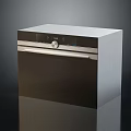 Modern Stainless Steel Oven Kitchen Appliance With Sleek Control Panel And Glass Door
