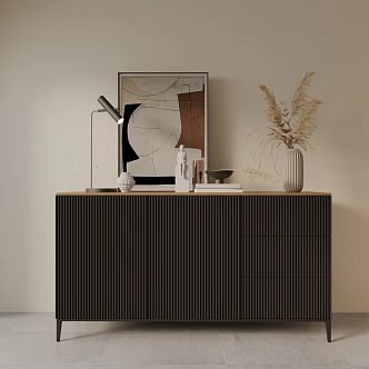 Modern Entrance Cabinet 3d model