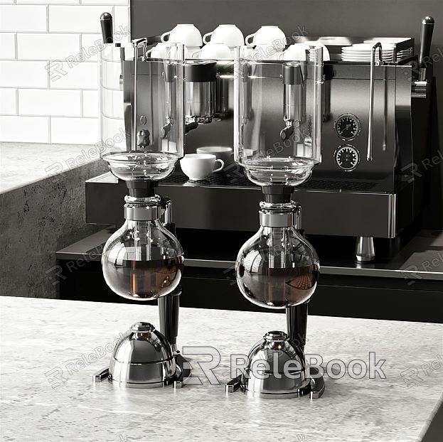 Modern coffee machine model