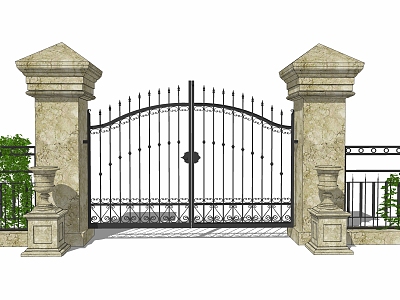 Jane European Gate Iron Gate model