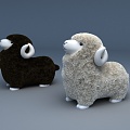 Modern Toy Toy Sheep 3d model