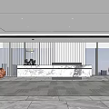 Modern Front Office Front Office 3d model