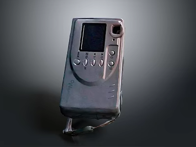 Portable Handheld Electronic Device With Digital Display And Control Buttons 3d model