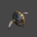 Viking Helmet 3d model