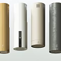 Various Colored Cylindrical Kitchen Appliances With Modern Design And Sleek Finish