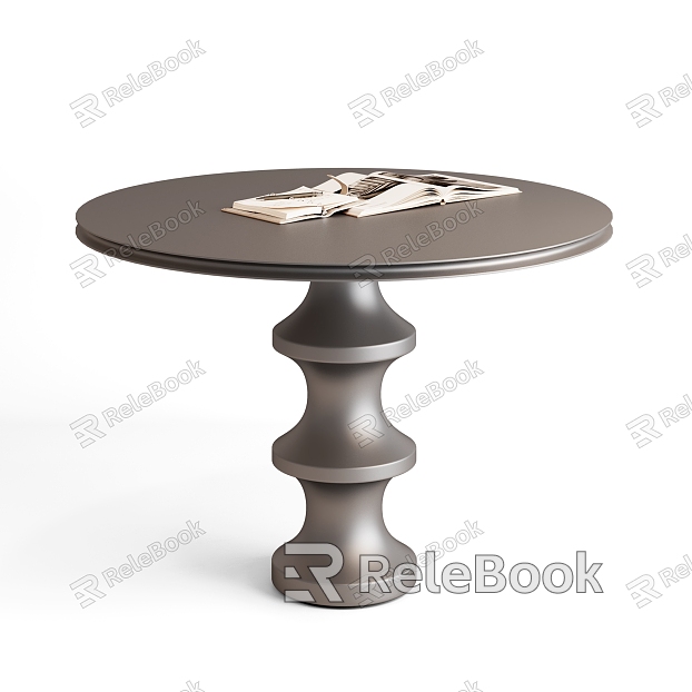 Cream Style Dining Table Round Dining Table Metal Dining Table Vintage Dining Table Negotiation Table model