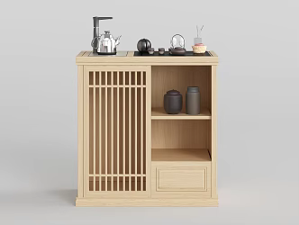 New Chinese Sideboard Tea Cabinet 3d model