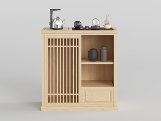 New Chinese Sideboard Tea Cabinet 3d model