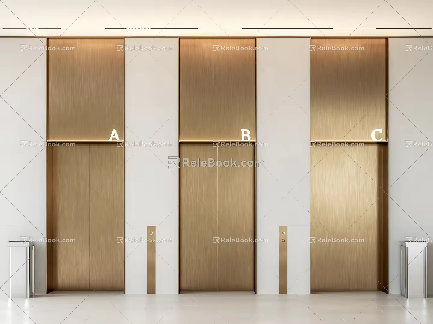 Elevator Hall Elevator 3d model
