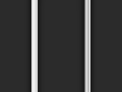 Modern Sleek White Metal Structural Components On Black Background For Architectural Use 3d model