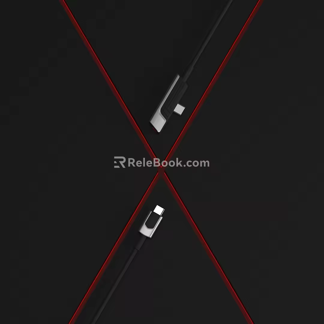 Modern data line Bull eSports data line 3d model