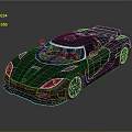 Gray Sports Car With Sleek Aerodynamic Design Modern Exterior And Performance Wheels