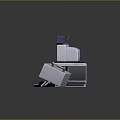 Retro Computer Peripheral Hardware 3d model