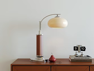 Mid-ancient style table lamp decorative ornaments combination 3d model