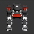 Modern Robot Dog Mechanical Dog Machine Warrior Mechanical Combat Police 3d model