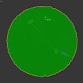 Lush Green Meadow With Diverse Grasses And Herbs Under Clear Sky And Horizon