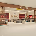 Luxurious Jewelry Store Interior With Elegant Display Cases And Bright Lighting For Jewelry