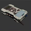 Industrial Device Component With Metal Casing Display Panel And Control Buttons