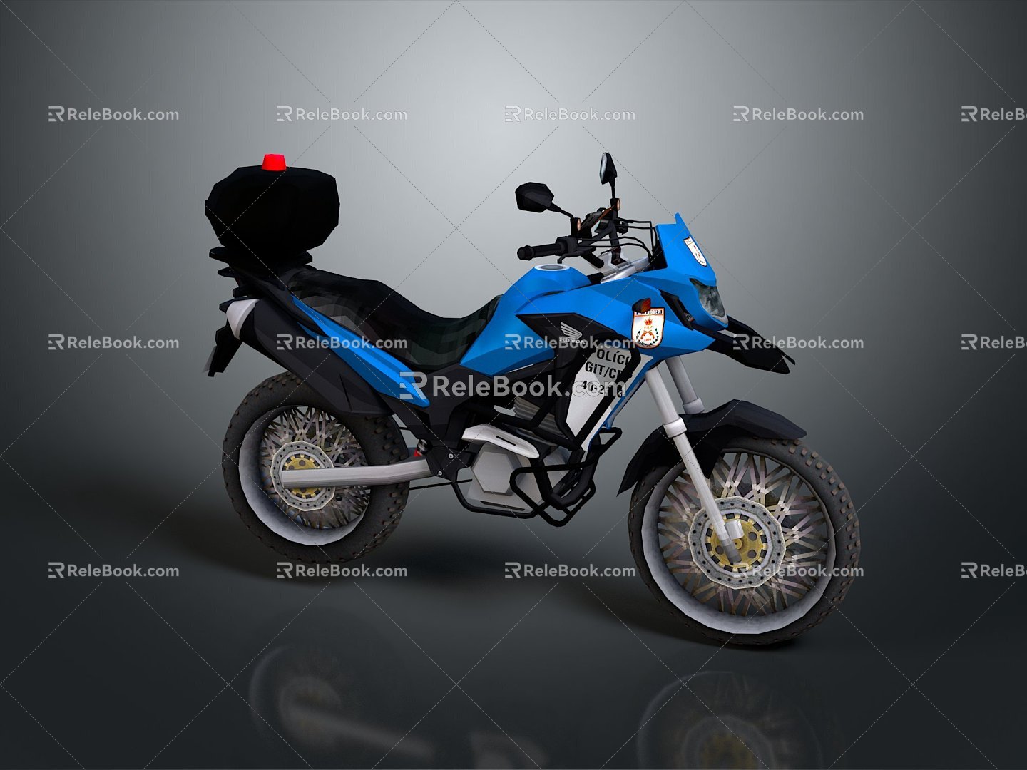 Motorcycle Two-wheeled Motorcycle Cross-country Motorcycle Road Race Motorcycle Motor Vehicle Transport 3d model