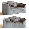Double sofa 3d model