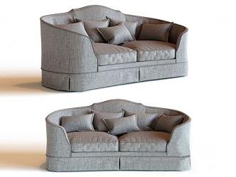 Double sofa 3d model