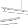 Modern Minimalist Linear Pendant Lights in Black White Gold for Kitchen Dining Room