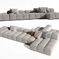 Modern Multiplayer Sofa 3d model