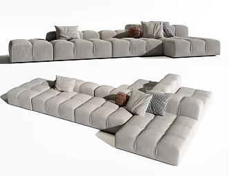 Modern Multiplayer Sofa 3d model