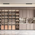 Modern Wine Cabinet Design With Glass Shelves Wine Bottles And Storage Cabinets