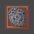 Detailed Trilobite Fossil Model Display With Intricate Shell Patterns And Arrangement
