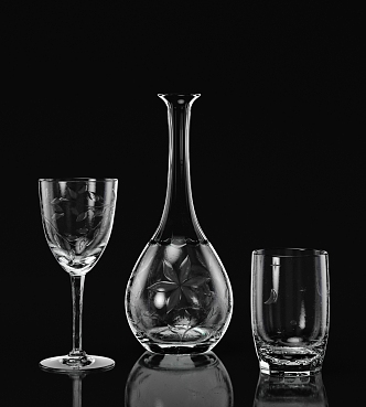 Modern glass 3d model