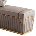 Light Luxury Bed End Stool Sofa Stool Bench 3d model
