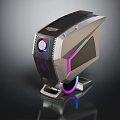 High Performance Gaming PC Case With RGB LED Lighting And Modern Sleek Design 3d model