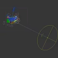 Detailed Aerial Planning of Institutional Complex with Main Building Courtyard Greenery and Parking Areas
