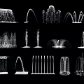 Various Styles of Garden Ornament Fountains With Diverse Water Spray Shapes