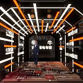 Activity Channel With Orange White Stripes Lighting Design And Electrical Expert