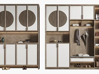 New Chinese Shoe Cabinet 3d model