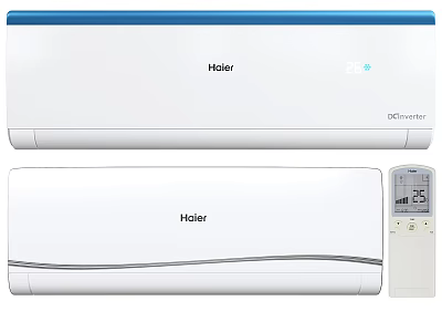 Haier Split Air Conditioners With DC Inverter And Remote Control 3d model