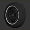 Hyundai Tire Wheel New Tire 3d model