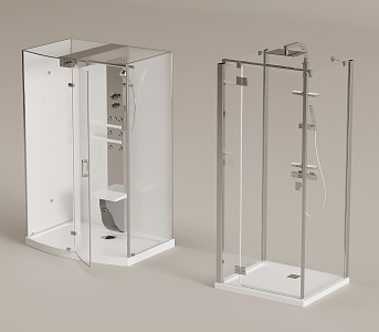 Shower partition 3d model