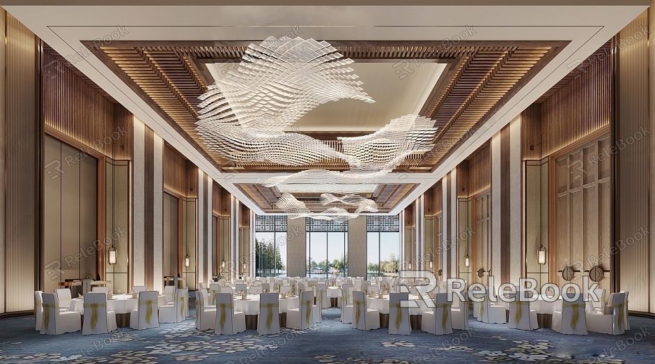 Modern Hotel Ballroom model