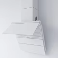 Modern Kitchen Range Hood Appliance With Stainless Steel Black Silver Sleek Design