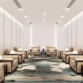 Modern Reception Room 3d model
