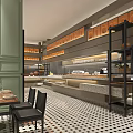 Elegant Restaurant Interior with Wooden Ceiling Chandeliers Red Floral Centerpiece Wooden Tables and Woven Chairs