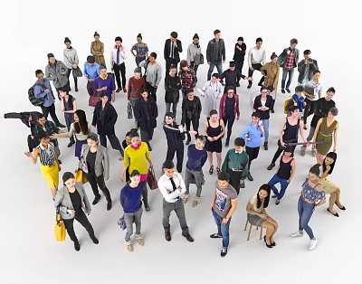 Modern Multiplayer Asian Multiplayer 3d model