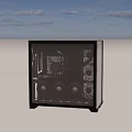 Modern computer mainframe 3d model
