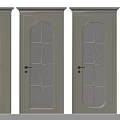 Multiple Styles Interior Hinged Doors With Glass Panels And Paneled Designs