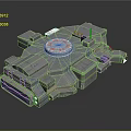Modern fighter sci-fighter sci-fighter space fighter 3d model
