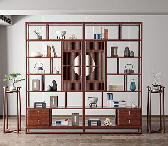 New Chinese Antique Rack 3d model