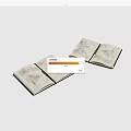Open Hardcover Notebooks With Detailed Sketch Drawings And Red Bookmark Ribbons